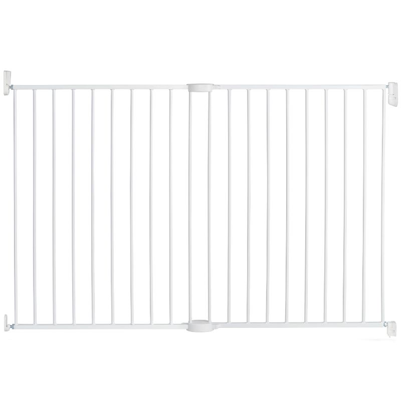 Photo 1 of 34229 Extending Metal Extra Tall & Wide Baby Gate, White
