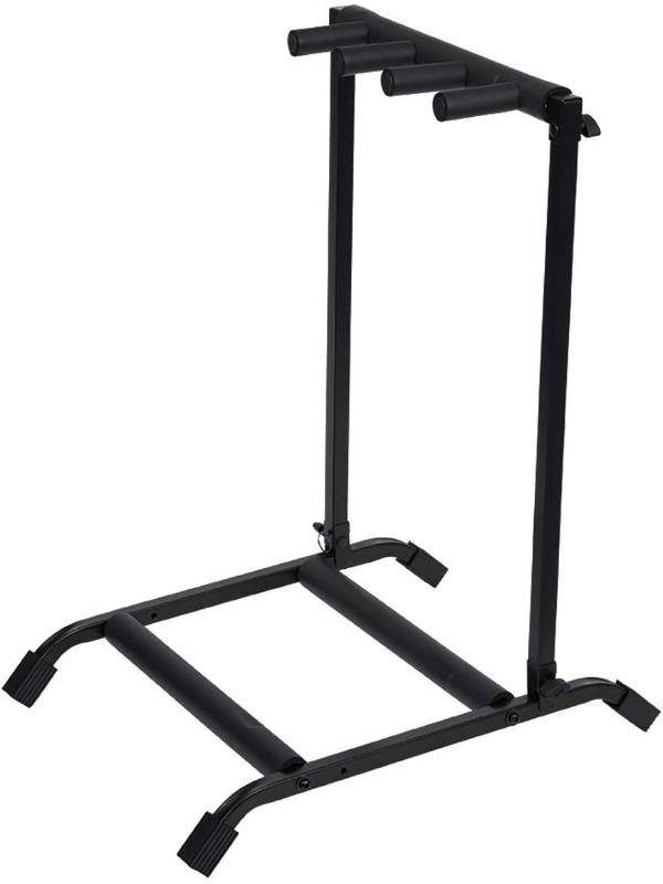 Photo 1 of 
Rok-It Multi Guitar Stand Rack with Folding Design; Holds up to 3 Electric or Acoustic Guitars (RI-GTR-RACK3)
Size:3 Guitars
Style:Stand Rack