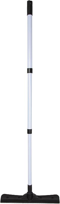 Photo 1 of 
FURemover Broom, Pet Hair Removal Tool with Squeegee & Telescoping Handle That Extends from 3-5', Black & Gray