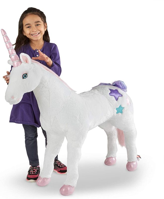 Photo 1 of 
Melissa & Doug Giant Unicorn - Lifelike Stuffed Animal (over 2 feet tall)
Style:Unicorn