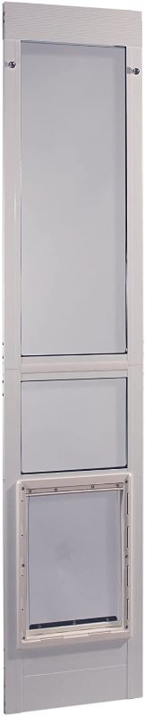 Photo 1 of 
Ideal Pet Products Aluminum Modular Patio Pet Door, White, Extra Large, 10.5" x 15" Flap Size