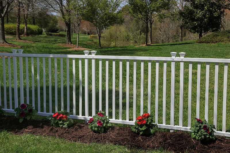 Photo 1 of 
Zippity Outdoor Products ZP19037 No Dig Baskenridge Semi-Permanent Vinyl Fence, White (36in H x 42in W)- 2 pack
Size:Baskenridge Fence