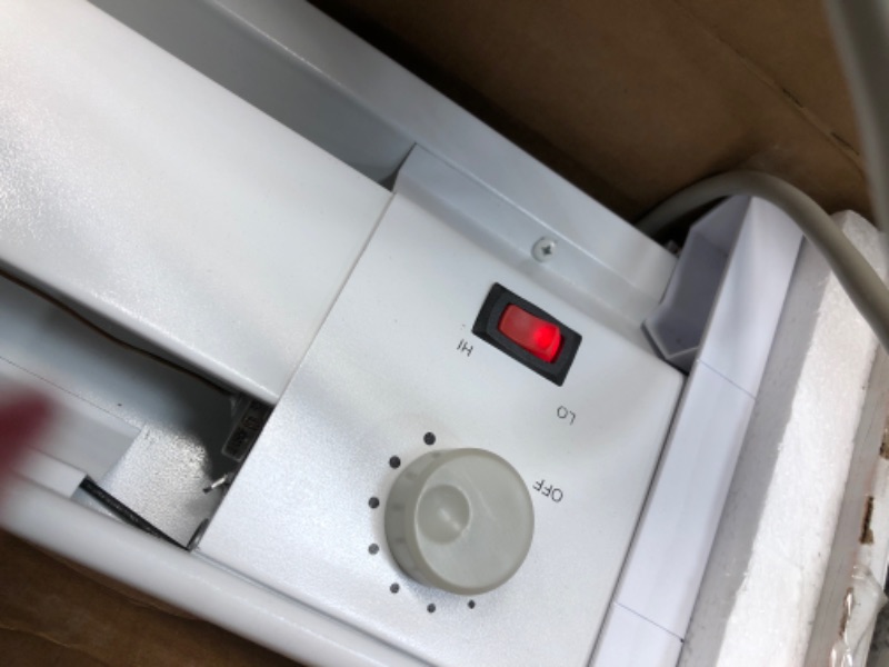 Photo 2 of 
Fahrenheat FBE15002 Portable Electric Baseboard Heater,1500 Watt, 120 Volt, 46" Wide, White