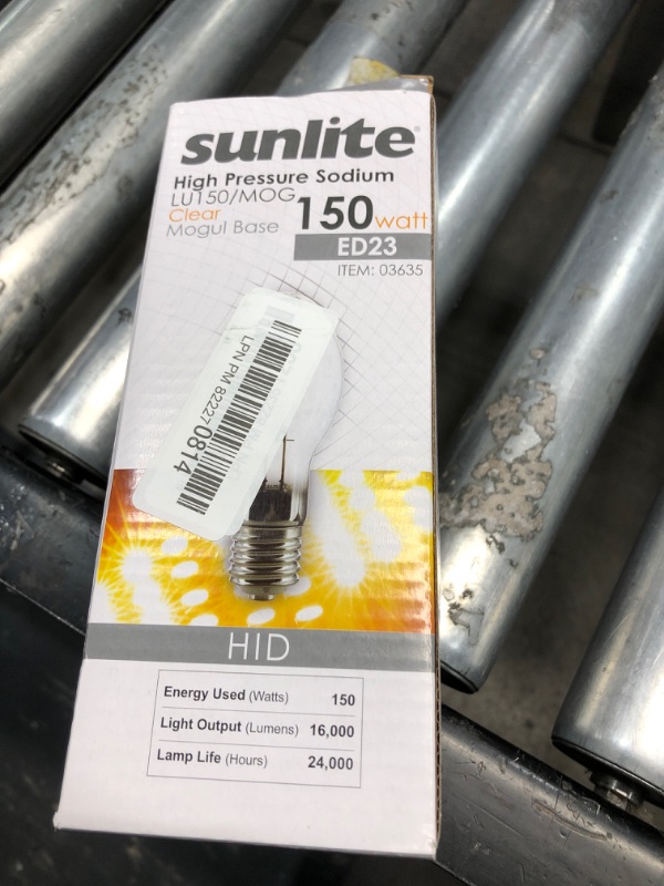 Photo 2 of Sunlite 03635 - LU150/MOG 03635-SU High Pressure Sodium Light Bulb