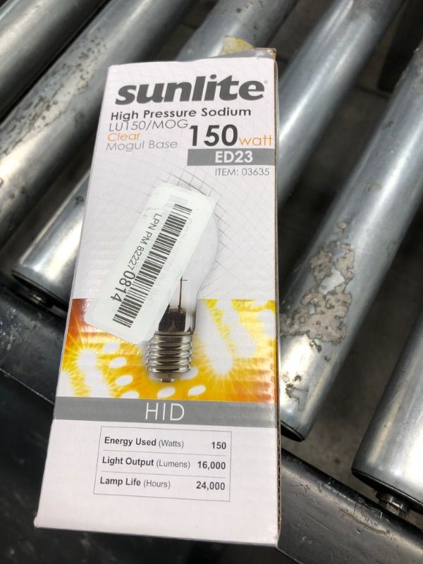 Photo 2 of Sunlite 03635 - LU150/MOG 03635-SU High Pressure Sodium Light Bulb