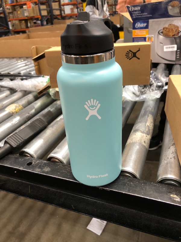 Photo 2 of 
Hydro Flask Water Bottle with Straw Lid - Stainless Steel, Reusable, Vacuum Insulated- Wide Mouth
Color:Alpine