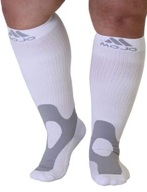 Photo 1 of Mojo Coolmax Recovery & Performance Sports 20-30 mmHg Compression Socks - Triathlete Compression Socks – Unisex XL