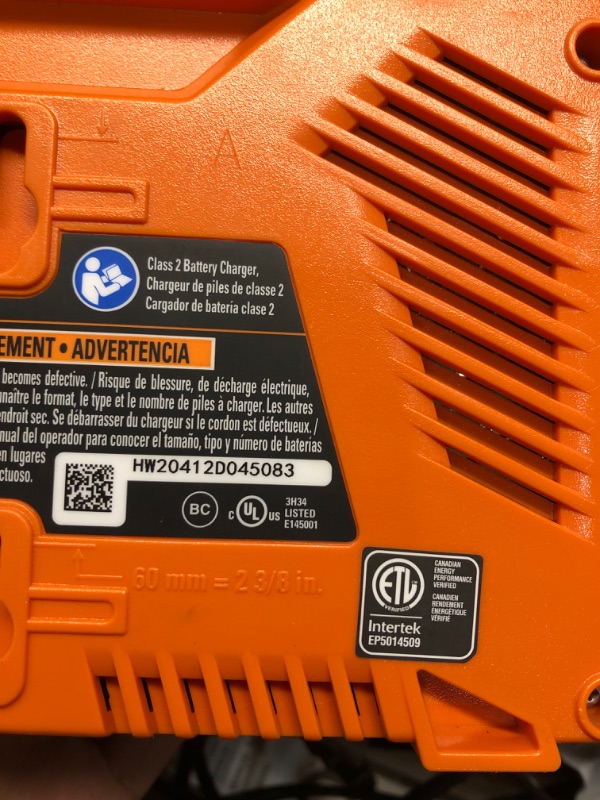 Photo 5 of RIDGID
18V Lithium-Ion MAX Output 4.0 Ah Battery and Charger Starter Kit