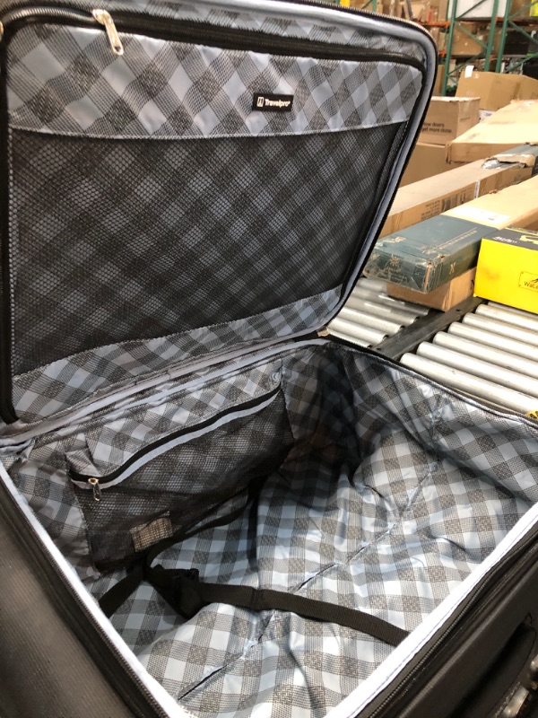 Photo 2 of 
Travelpro Maxlite 5 Softside Expandable Spinner Wheel Luggage, Black, Checked-Medium 25-Inch
Size:Checked-Medium 25-Inch
Color:Black