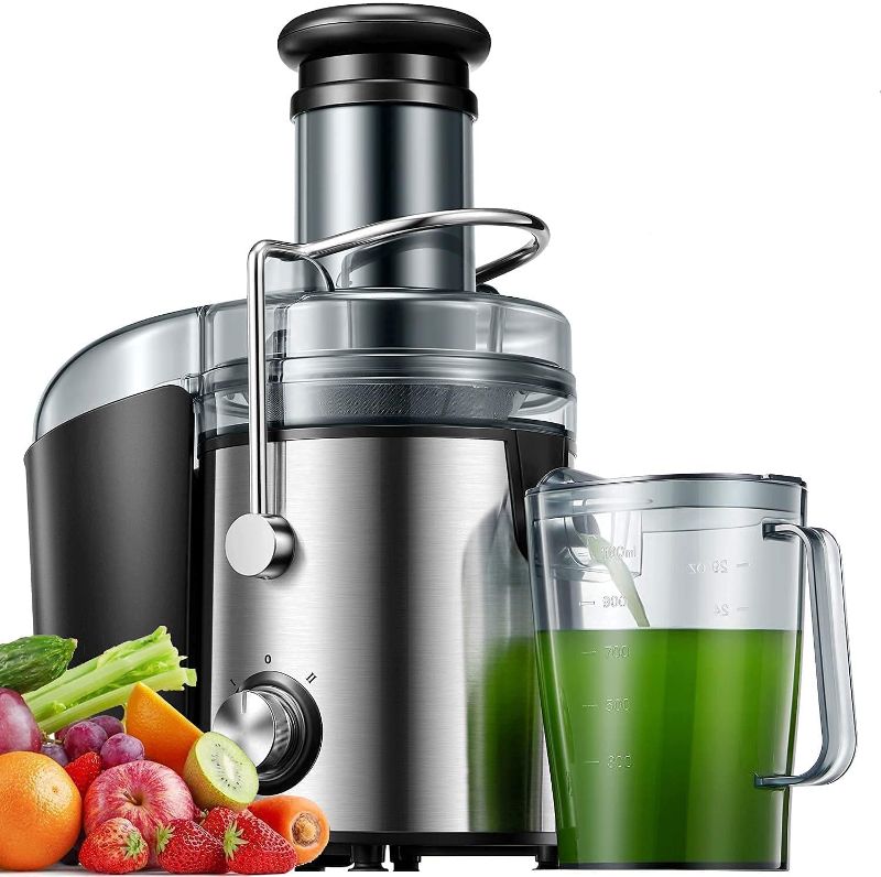 Photo 1 of 
Juicer Machines 1000 W Juicer Extractor Whole Fruit and Vegetables Easy to Clean, Dual Speed Juicer with Higher Juice and Nutrition Yield, Anti-Drip...