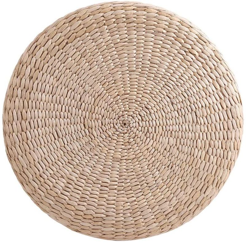 Photo 1 of 
GOTOTOP Straw Seat Cushion Pad Handmade Straw 15.4inch Dia Woven Straw Flat Seat Pillow for Yoga Soft Round Pouf Tatami Knitted Floor 
