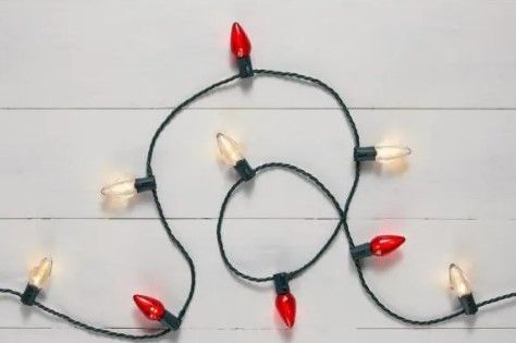 Photo 1 of Home Accents Holiday
16 ft. 25-Light LED Red and White C9 Super Bright Steady Lit String Light