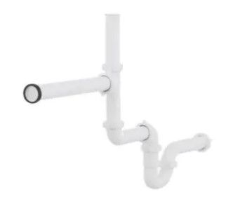 Photo 1 of Everbilt
1-1/2 in. White Plastic Slip-Joint Garbage Disposal Install Kit with Dishwasher Garbage Disposal Connector
