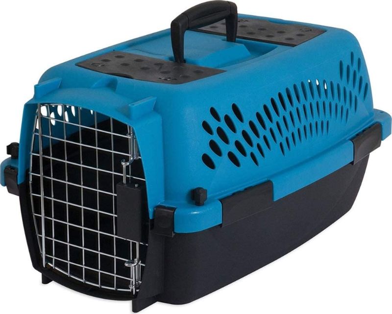 Photo 1 of (LIGHT BLUE, NOT DARK BLUE) 
(CRACKED CORNER) 
Dog Kennel