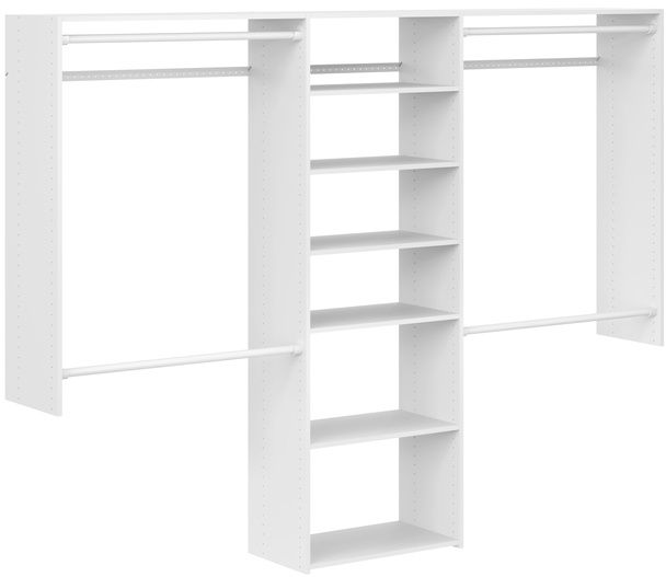 Photo 1 of 4' TO 8' BASIC PLUS CLOSET - WHITE
SIMILAR TO PHOTO