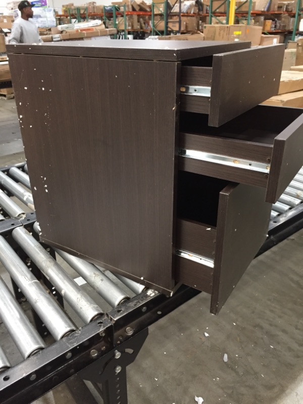 Photo 1 of 3 Drawers, Reversible Storage File Cabinet