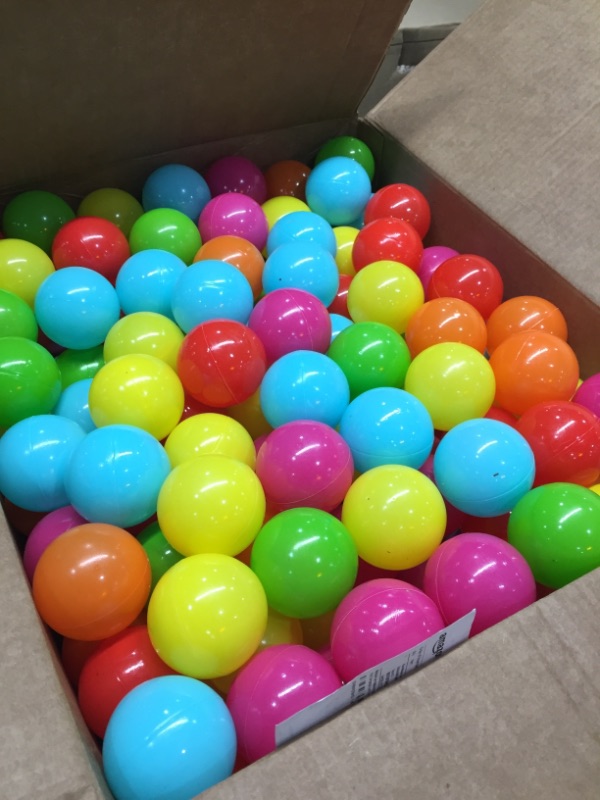 Photo 2 of Click N' Play Ball Pit Balls for Kids, Plastic Refill Balls, 200 Pack
