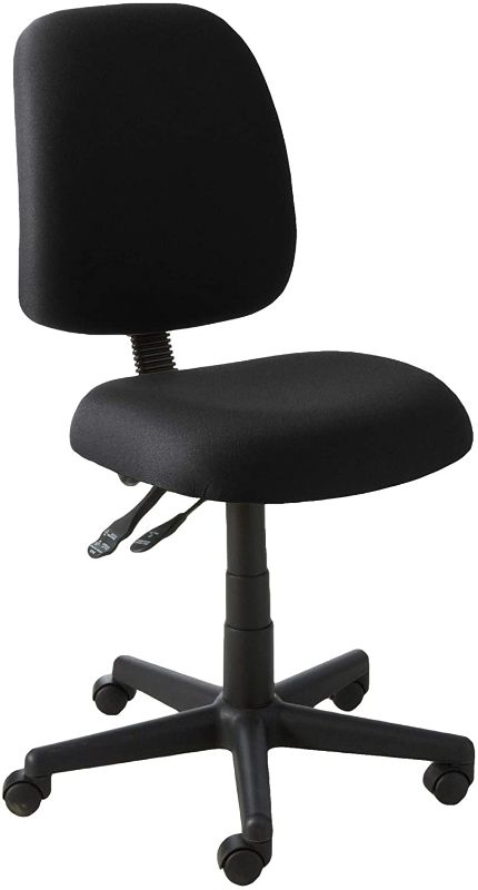Photo 1 of OFM Core Collection Posture Series Armless Mid-Back Task Chair, in Black