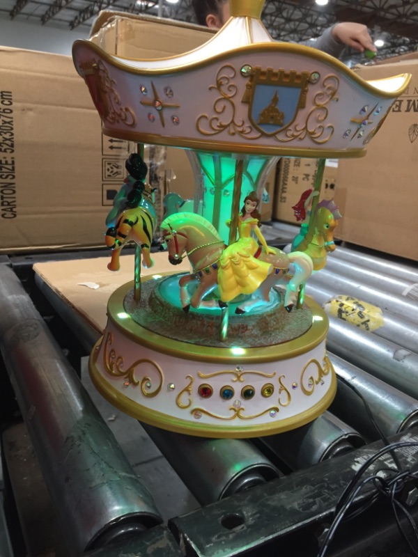 Photo 3 of Hallmark Keepsake 2021 Christmas Decoration, Disney Princess Dreams Go Round Carousel Musical With Light and Motion
