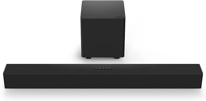 Photo 1 of VIZIO 2.1 Home Theater Sound Bar with DTS Virtual:X, Wireless Subwoofer, Bluetooth, Voice Assistant Compatible, Includes Remote Control - SB3221n-J6