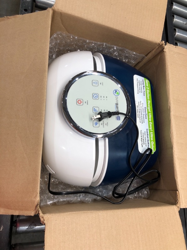 Photo 2 of ****PARTS ONLY****Pure Guardian H4810AR Ultrasonic Warm and Cool Mist Humidifier, 120 Hrs. Run Time, 2 Gal. Tank, 600 Sq. Ft. Coverage, Large Rooms, Quiet, Filter Free, Silver Clean Treated Tank, Essential Oil Tray
