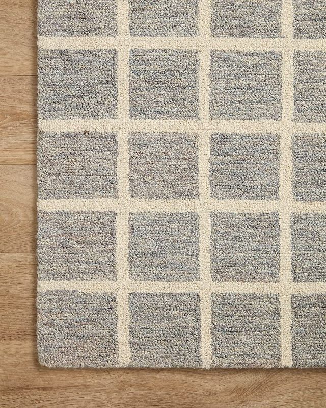 Photo 1 of Chris Loves Julia x Loloi Polly Collection POL-05 Slate / Ivory, Contemporary 2'-3" x 3'-9" Area Rug
