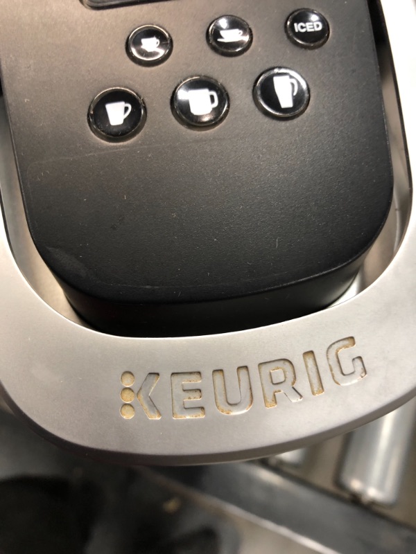 Photo 3 of Keurig K-Elite Coffee Maker, Single Serve K-Cup Pod Coffee Brewer, With Iced Coffee Capability, Brushed Silver
