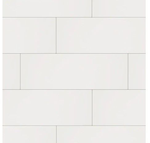 Photo 1 of Restore Bright White 8 in. x 24 in. Ceramic Wall Tile (13.3 sq. ft. / Case)*** CASE OF 3
***TILES A ;LITTLE BROKEN