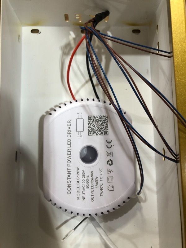Photo 1 of **DAMAGED**
Rectangular Hybrid Modern Flush Mount Ceiling Light With 1 Central LED Light

