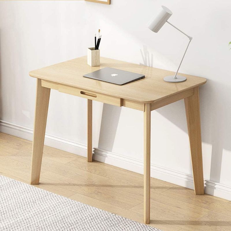 Photo 1 of **SLIGHTLY DIFFERENT FROM STOCK PHOTO** 
IOTXY Solid Wood Writing Desk - Home Office Workbench Desk with Drawer, Laptop Computer Work Study Table
