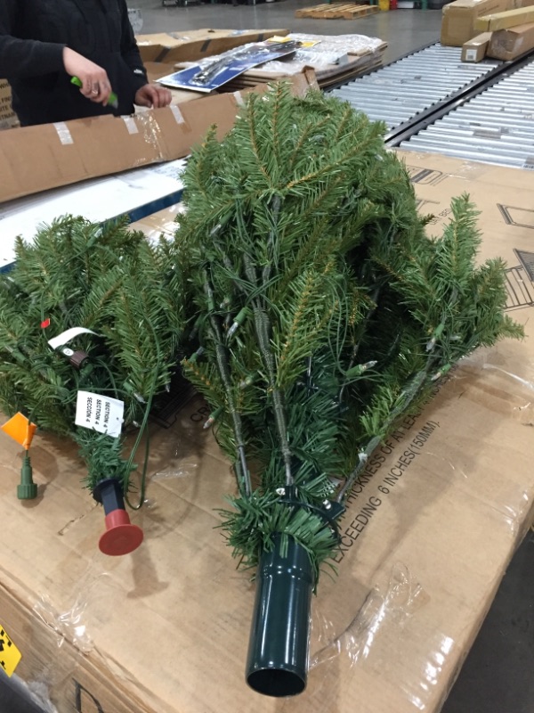 Photo 6 of **INCOMPLETE**
National Tree Company Multi-color Prelit LED Green Fir Christmas Tree, 9'
