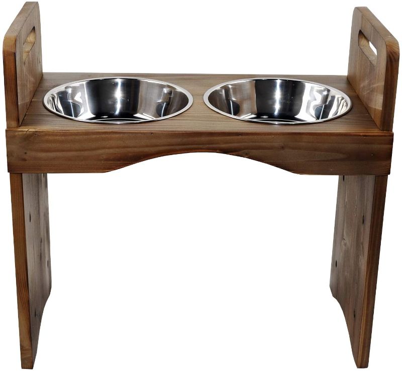 Photo 1 of **SLIGHTLY DIFFERENT FROM STOCK PHOTO**
Spirtro Elevated Dog Bowls Station, Double Stainless Steel Food and Water Dishes for Small to Large Dogs and Cats
