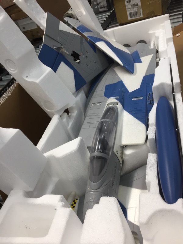 Photo 1 of **DAMAGED**
E-flite RC Airplane F-15 64mm BNF Basic (Transmitter, Battery and Charger not Included) with AS3X and Safe Select, EFL97500
