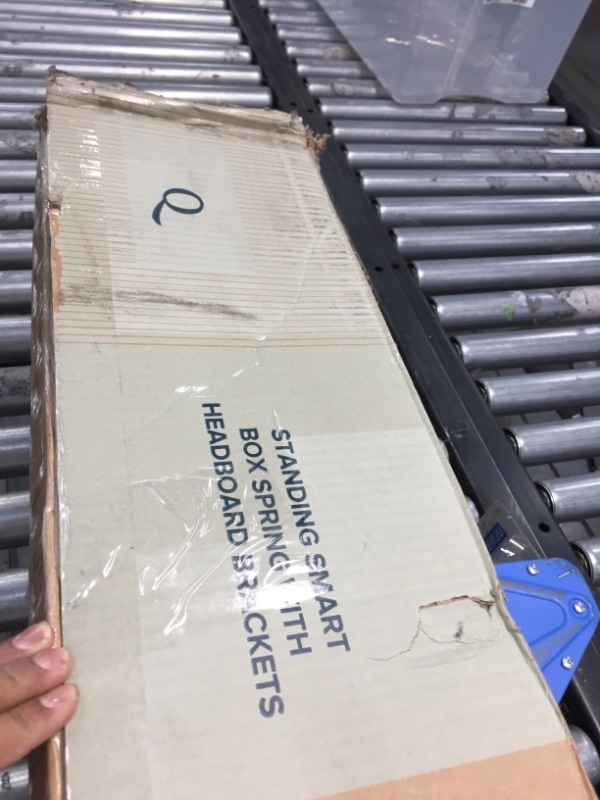 Photo 1 of Zinus Keenan Free Standing Smart Box Spring / Mattress Foundation / With 9 Support Legs / Strong Steel Structure / Easy Assembly Required, Queen
