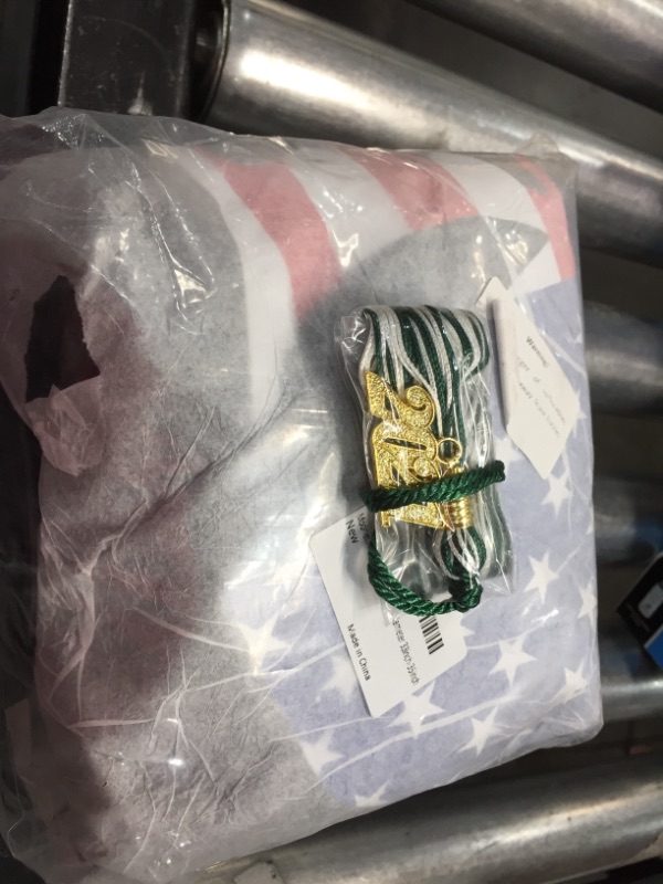 Photo 3 of **SOLD AS SET**
MOONET American Flag Skull Spare Tire Wheel Cover Car Truck SUV Camper Fits Jeep Wrangler CRV FJ RAV4 H2 H3 Land Rover Discovery EcoSport Outlander Grand Vitara R18 AND Endea Graduation Mixed Double Color Tassel with Gold Date Drop (Green/