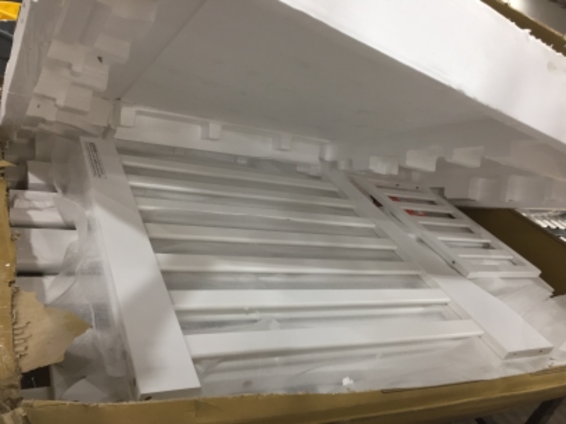 Photo 1 of Delta Children Canton 4-in-1 Convertible Crib - Easy to Assemble, Bianca White, Not included toddler mattress
