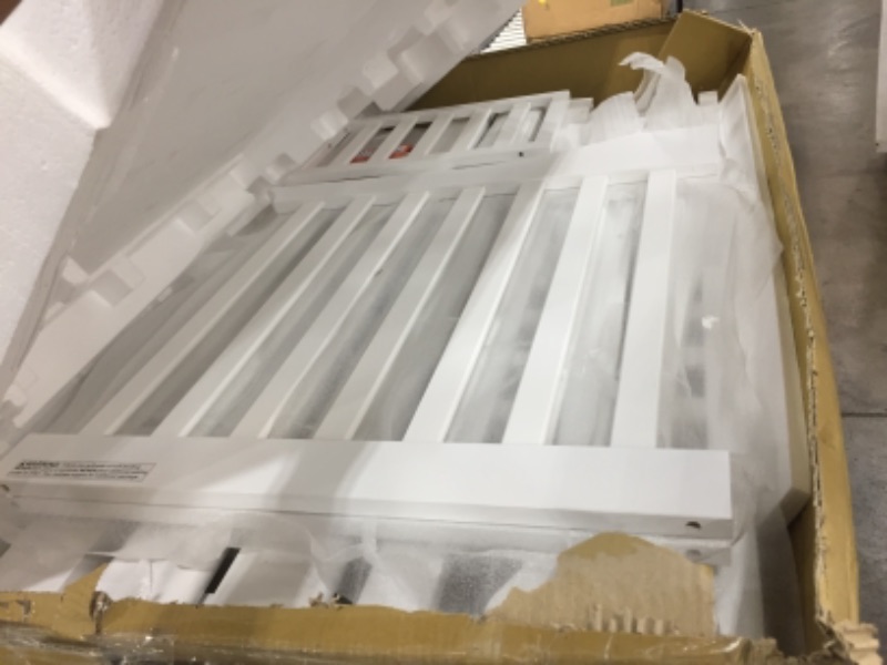Photo 1 of Delta Children Canton 4-in-1 Convertible Crib - Easy to Assemble, Bianca White, Not included toddler mattress
