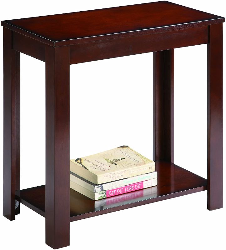 Photo 1 of Crown Mark Pierce Chairside Table, Espresso
