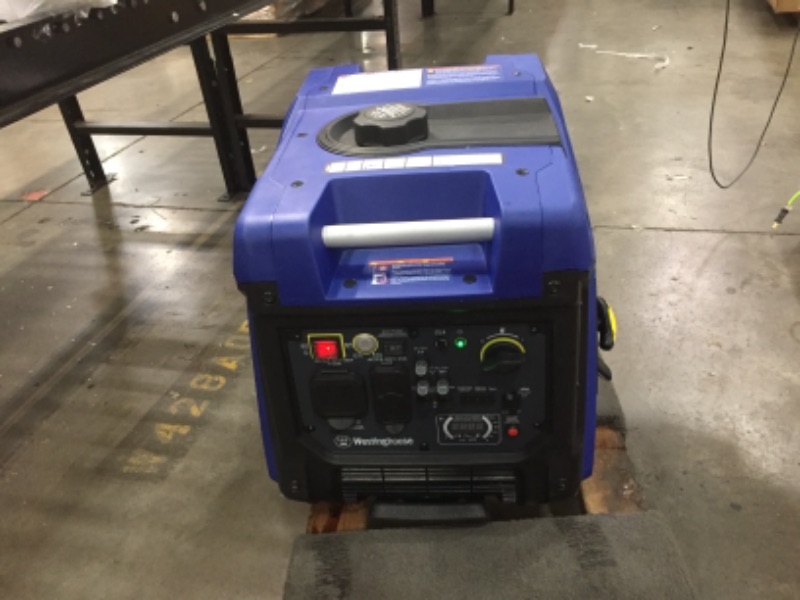 Photo 6 of **DAMAGED**
Westinghouse Outdoor Power Equipment iGen4500 Super Quiet Portable Inverter Generator 3700 Rated & 4500 Peak Watts, Gas Powered, Electric Start, RV Ready, CARB Compliant
