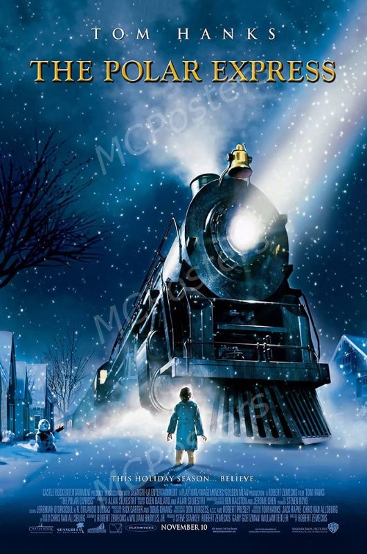 Photo 1 of MCPosters Polar Express Tom Hanks GLOSSY FINISH Movie Poster - MCP437 (24" x 36" (61cm x 91.5cm))
