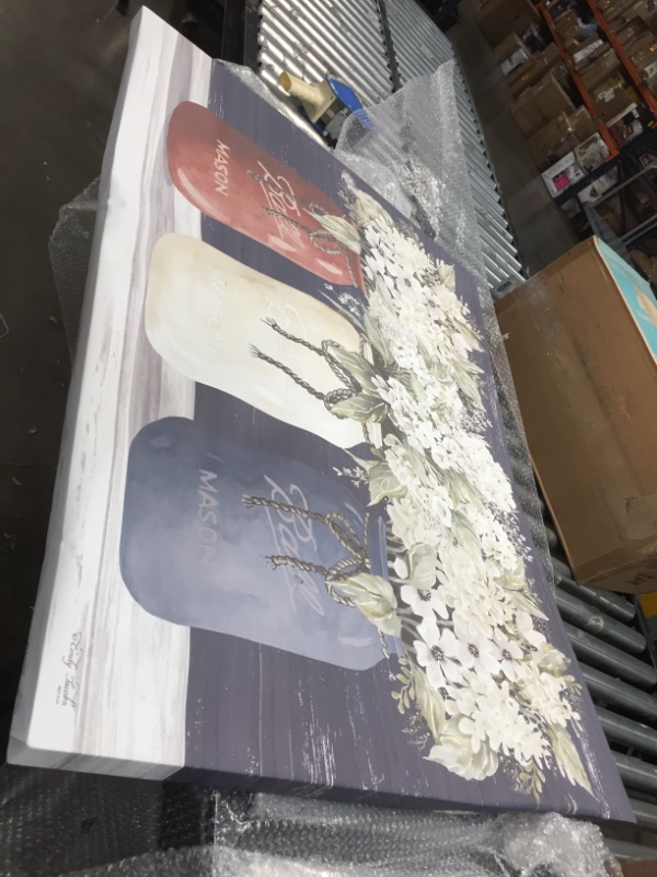 Photo 1 of **DAMAGED**
Stupell Industries 48-in H x 36-in W Floral Print on Canvas