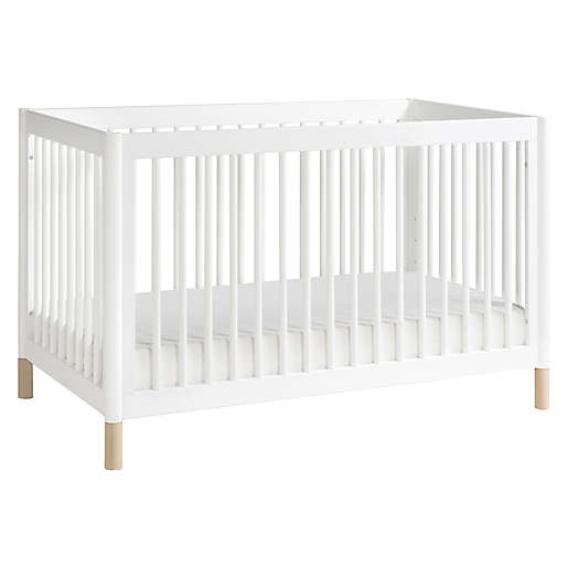 Photo 1 of Babyletto Gelato 4-in-1 Convertible Crib with Toddler Bed Conversion Kit in White

