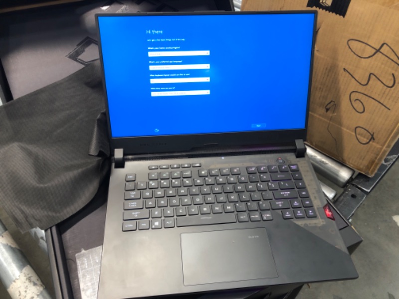 Photo 1 of ASUS ROG Scar 15 Gaming & Entertainment Laptop (AMD Ryzen 9 5900HX 8-Core, 16GB RAM,1TB PCIe SSD, 15.6" Full HD (1920x1080), RTX 3080, WiFi, Bluetooth, 1xHDMI, Win 10 Pro)
