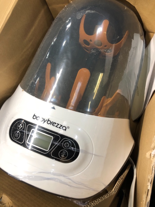 Photo 1 of Baby Brezza Electric Baby Bottle Sterilizer and Dryer Machine Steam Sterilizer, Universal Fit Steamer, Sterilizes Pacifiers, Glass, Plastic, and Newbo

