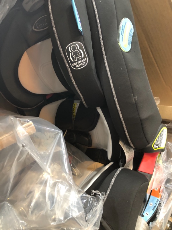 Photo 2 of Graco 4Ever DLX 4 in 1 Car Seat, Infant to Toddler Car Seat, with 10 Years of Use, Fairmont , 20x21.5x24 Inch (Pack of 1)
