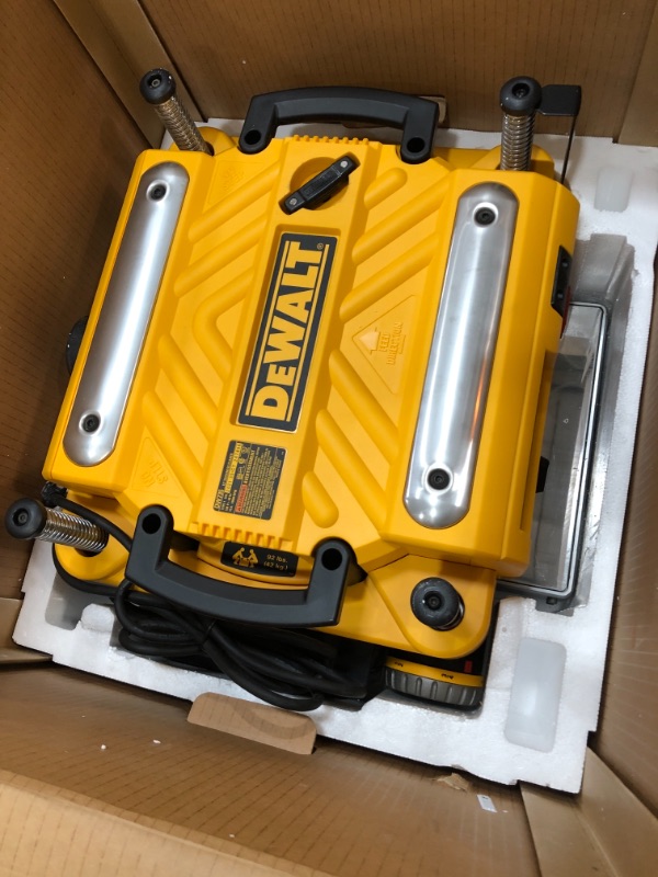 Photo 2 of DEWALT Thickness Planer, Two Speed, 13-Inch (DW735X)