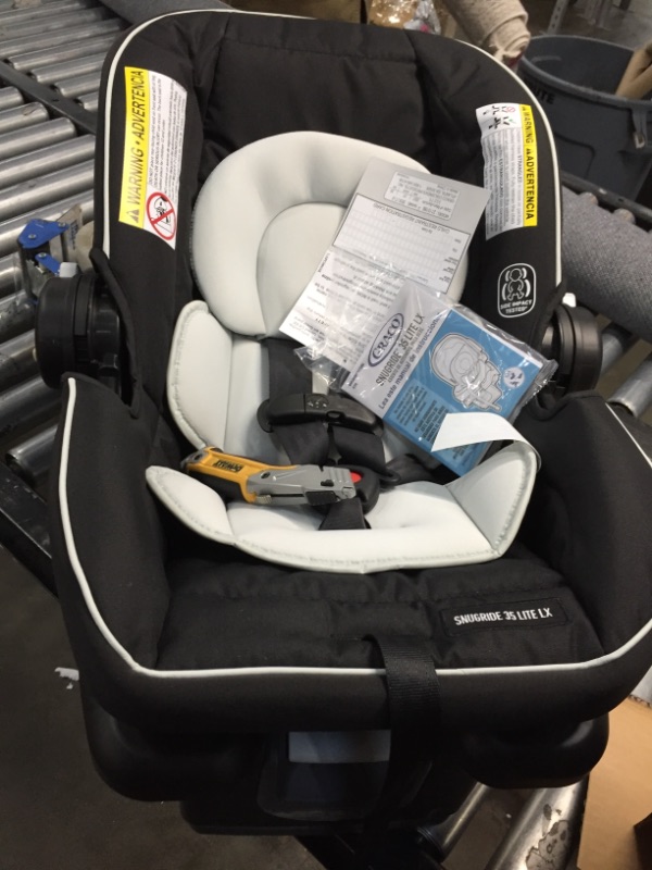 Photo 2 of Graco SnugRide 35 Lite LX Infant Car Seat, Studio
