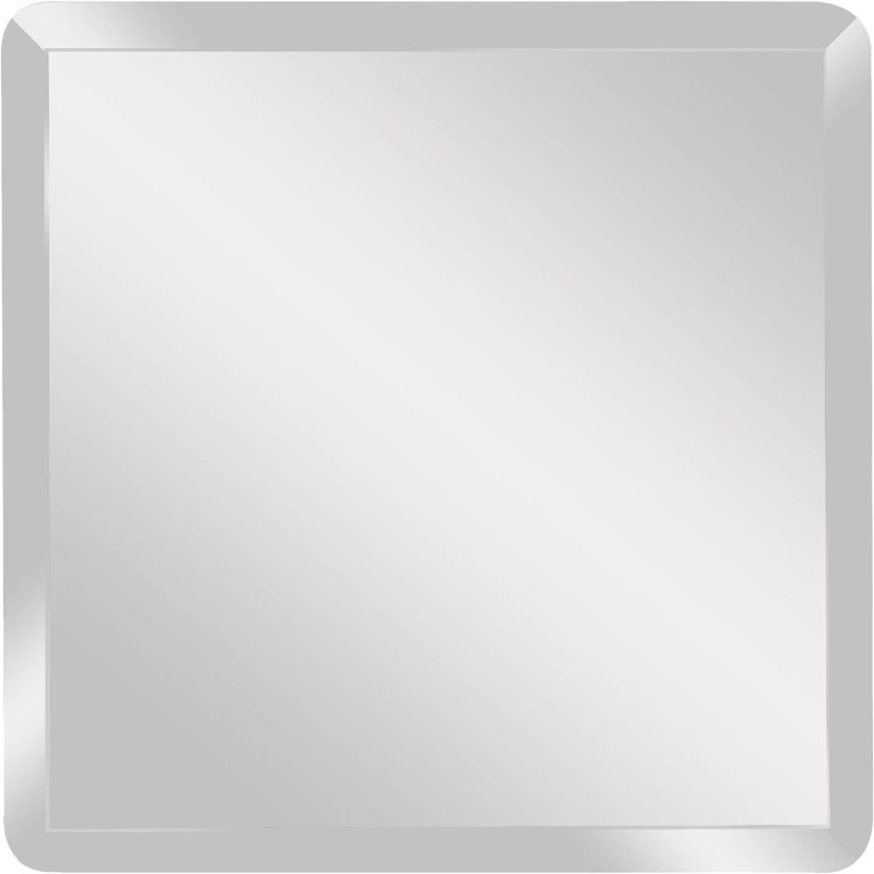 Photo 1 of **ACTUAL MIRROR IS DIFFERENT FROM STOCK PHOTO**
Spancraft Glass Square Beveled Mirror, 36" x 36"
