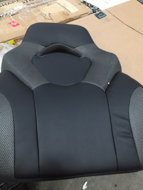 Photo 4 of ***MISSING HARDWARE***
OFM ESS Collection Racing Style Bonded Leather Gaming Chair, in Gray (ESS-3085-GRY)
