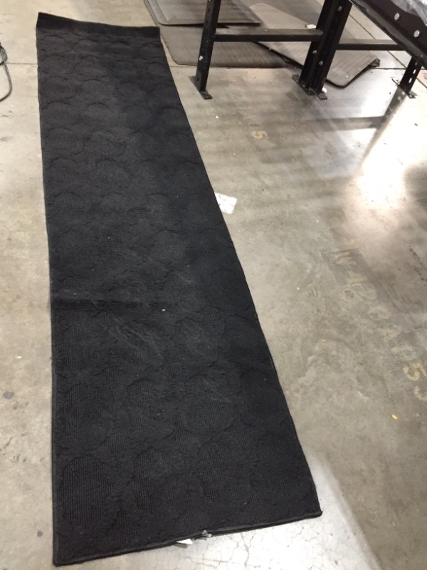 Photo 4 of **rubber grip has visible signs of wear and tear**puppy not included:(**
Ottomanson Oscar Collection Rubber Back Runner Rug, 20" x 59", Charcoal
